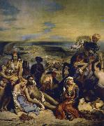 Eugene Delacroix blodbafet chios Sweden oil painting artist